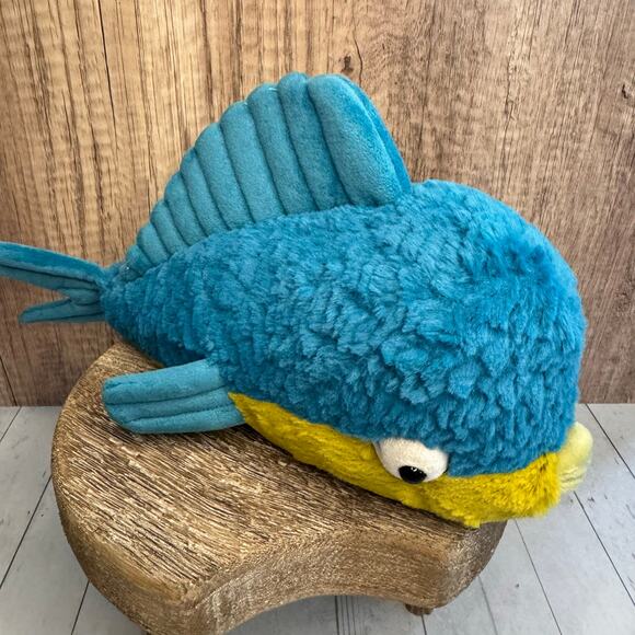 Jellycat Delano Dorado Fish FAST SHIP NEW Jellycat Fish Rare RETIRED - Picture 6 of 12